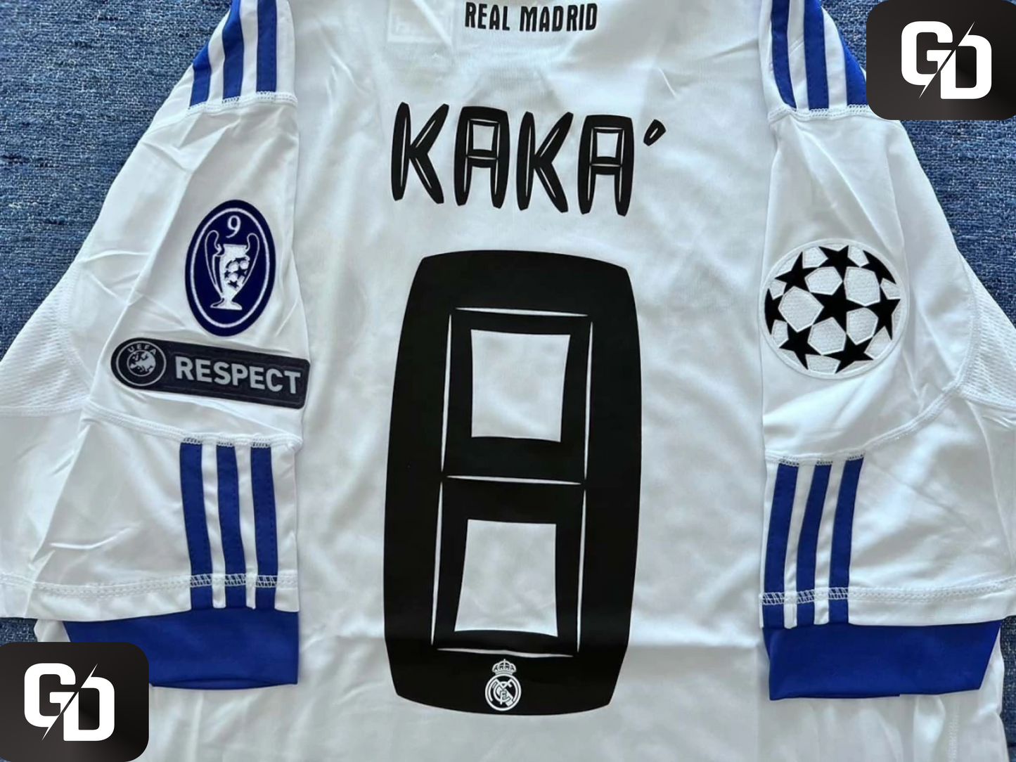 Real Madrid Home Retro 2010. #8 Kaká