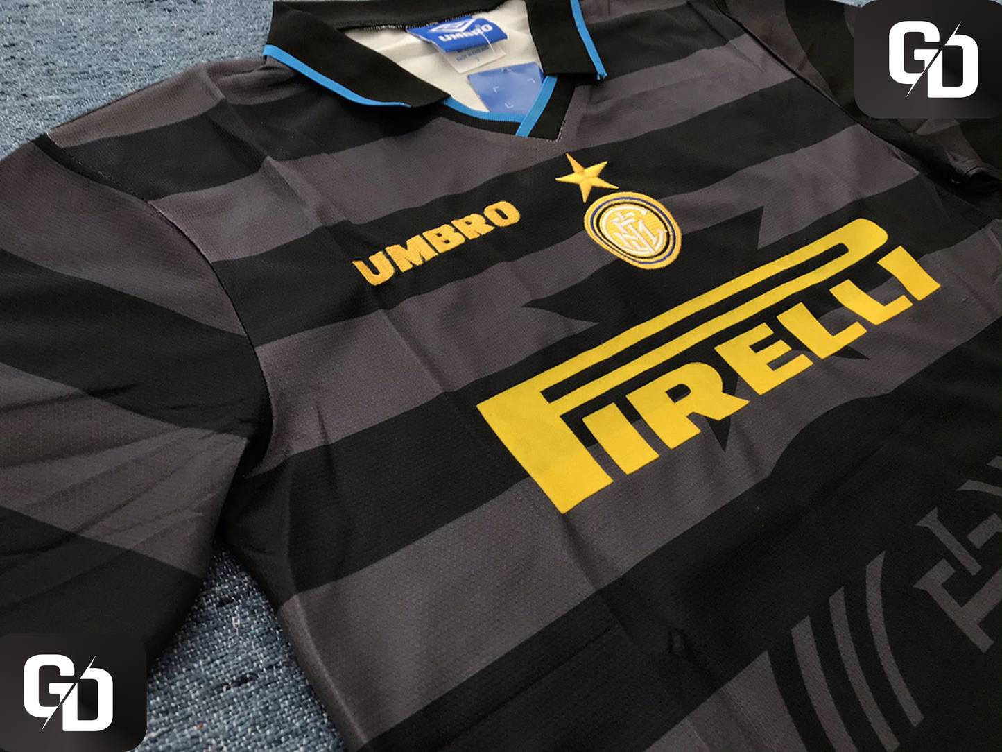 Inter Black Retro 1998. #10 Ronaldo