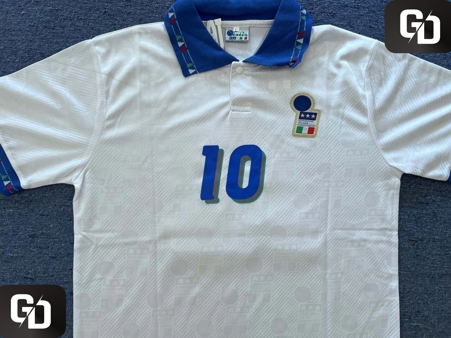 Italy Away Retro 1994. #10 Baggio