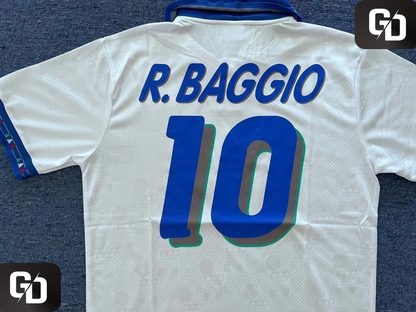 Italy Away Retro 1994. #10 Baggio