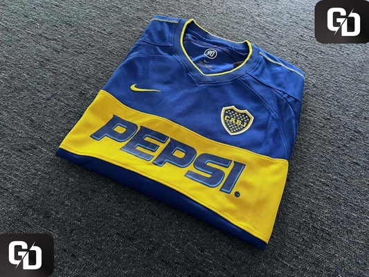 Boca Juniors Home Retro 2003. #11 Tevez