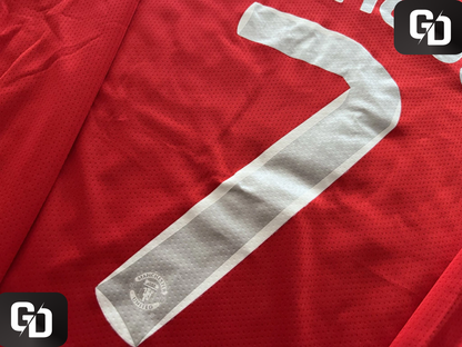 Manchester United Home 2008 Long Sleeve. #7 Ronaldo