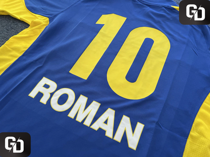 Boca Juniors Home Retro 2005. #10 Roman