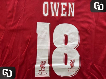 Liverpool Home Retro 1998. #18 Owen