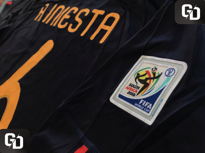 Spain Away Retro 2010. #6 A.Iniesta. 2010 World Cup Final (South Africa)