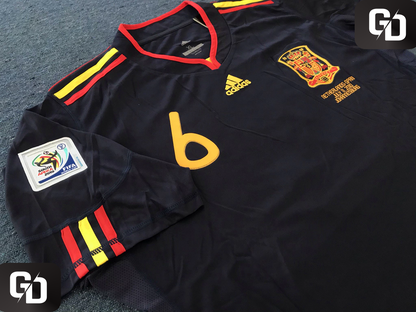 Spain Away Retro 2010. #6 A.Iniesta. 2010 World Cup Final (South Africa)