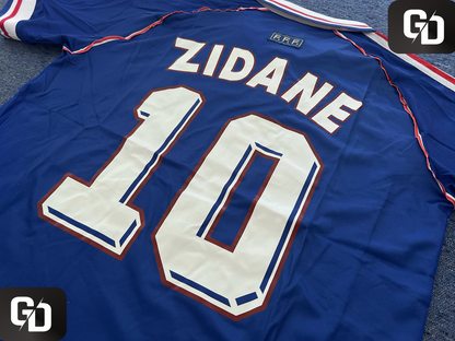 France Home Retro 1998. #10 Zidane. 1998 (World Cup)