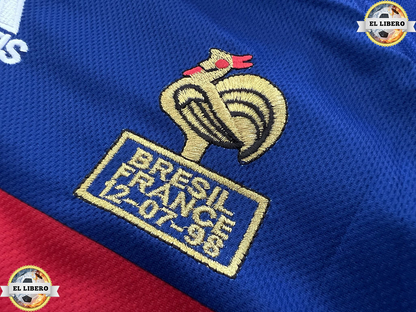 France Home Retro 1998. #10 Zidane. 1998 (World Cup)