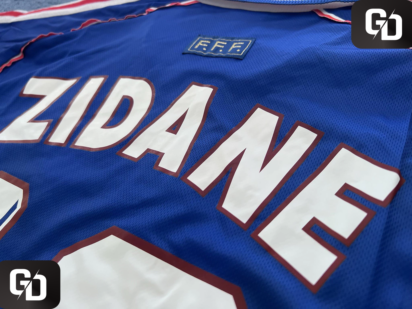 France Home Retro 1998. #10 Zidane. 1998 (World Cup)