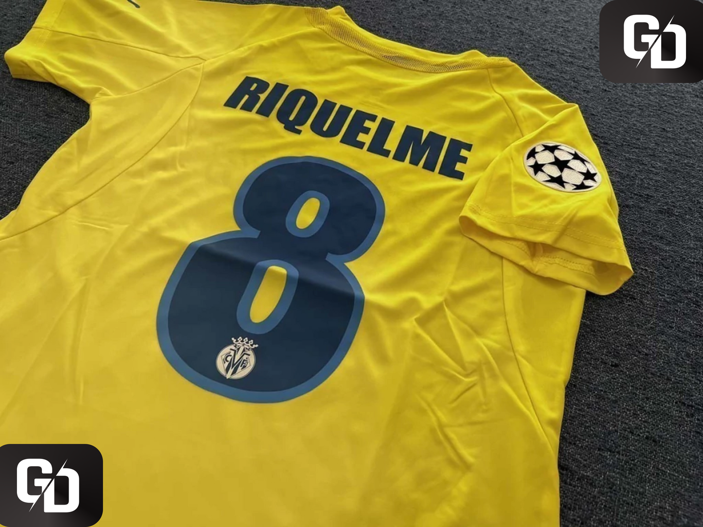 Villarreal Home Retro 2005. #8 Riquelme