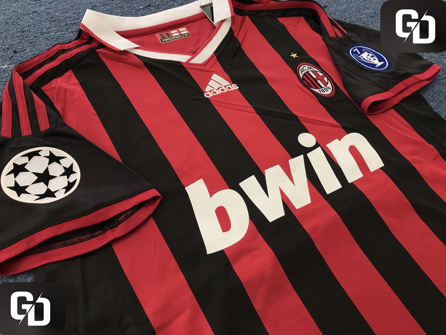 AC Milan Home Retro 2009. #80 Ronaldinho