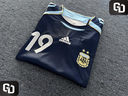 Argentina Away Blue Retro 2006. #19 Messi