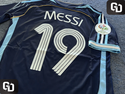 Argentina Away Blue Retro 2006. #19 Messi