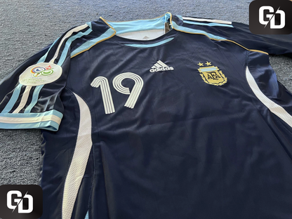 Argentina Away Blue Retro 2006. #19 Messi