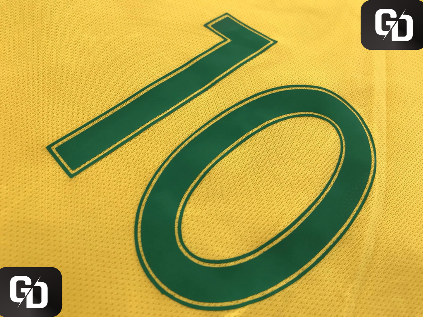 Brazil Home Retro 2006. #10 Ronaldinho