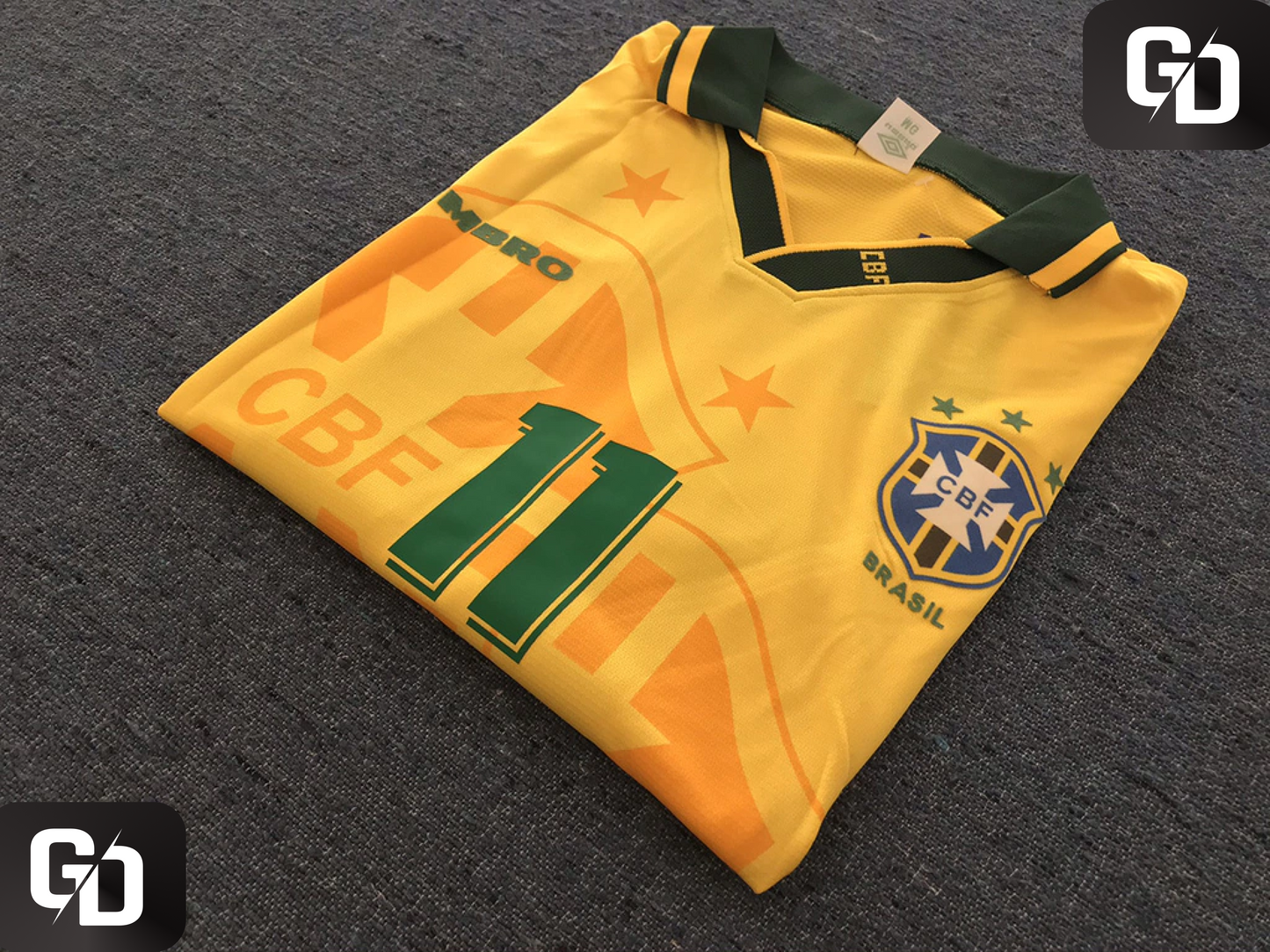 Brazil Home Retro 1994. #11 Romario