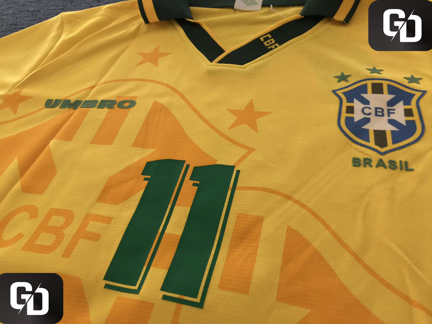 Brazil Home Retro 1994. #11 Romario