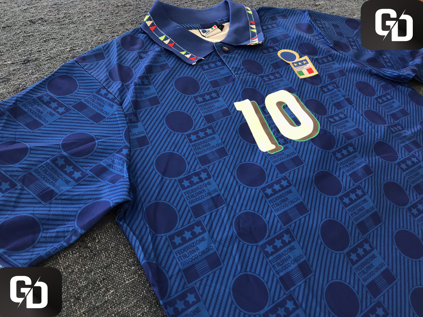 Italy Home Retro 1994. #10 Baggio