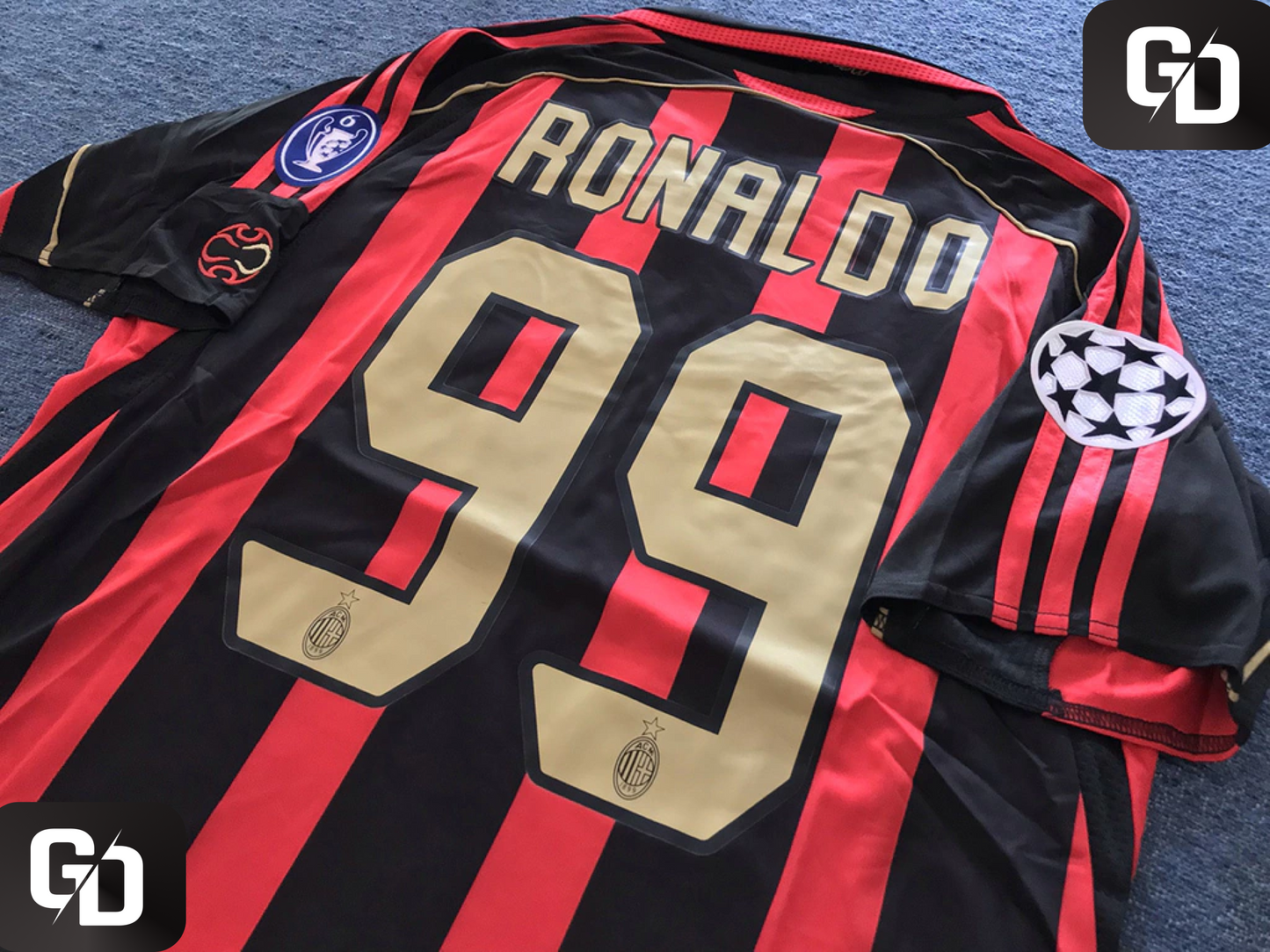 AC Milan Home Retro 2006. #99 Ronaldo