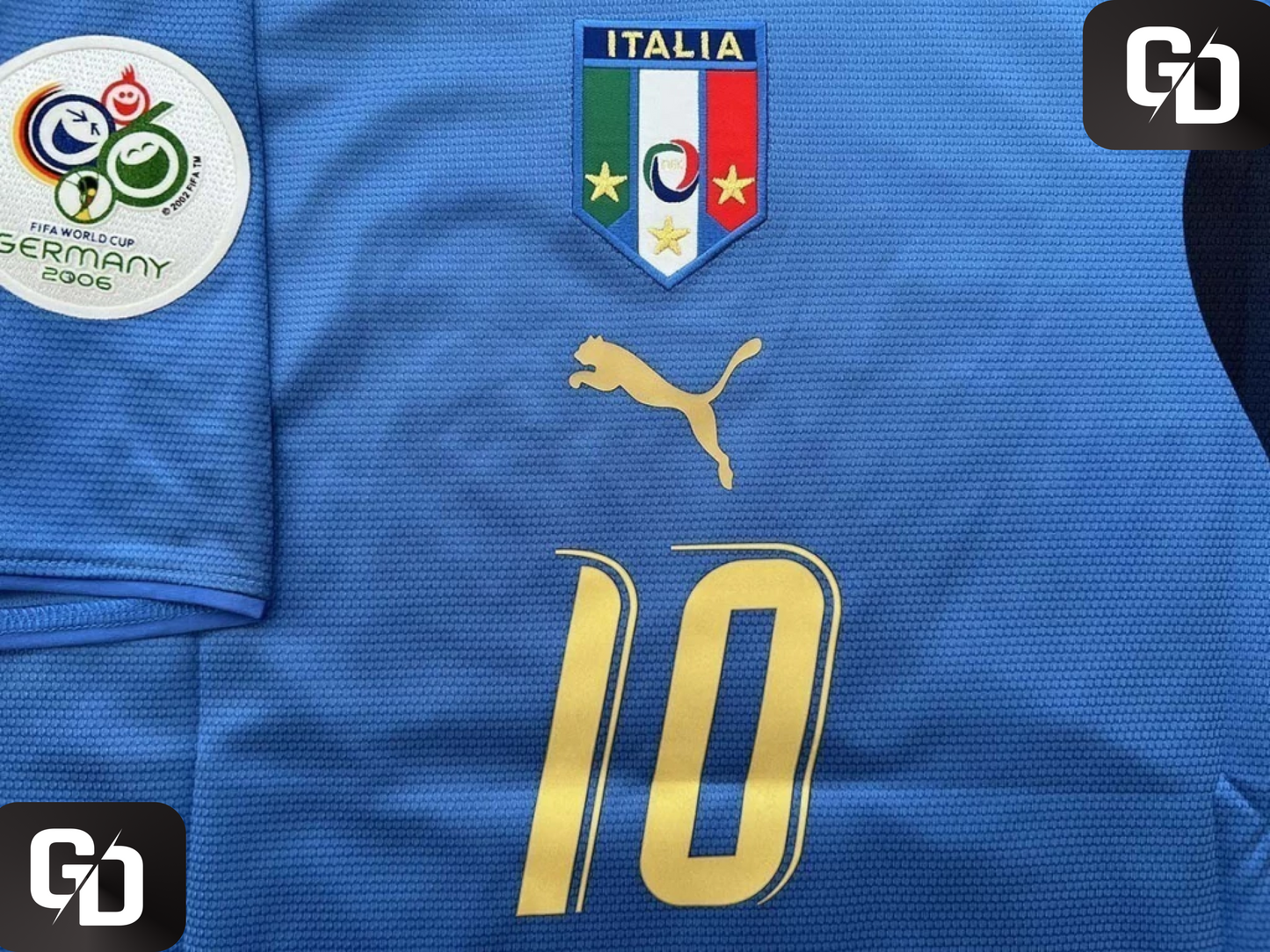 Italy Home Retro 2006. #10 Totti