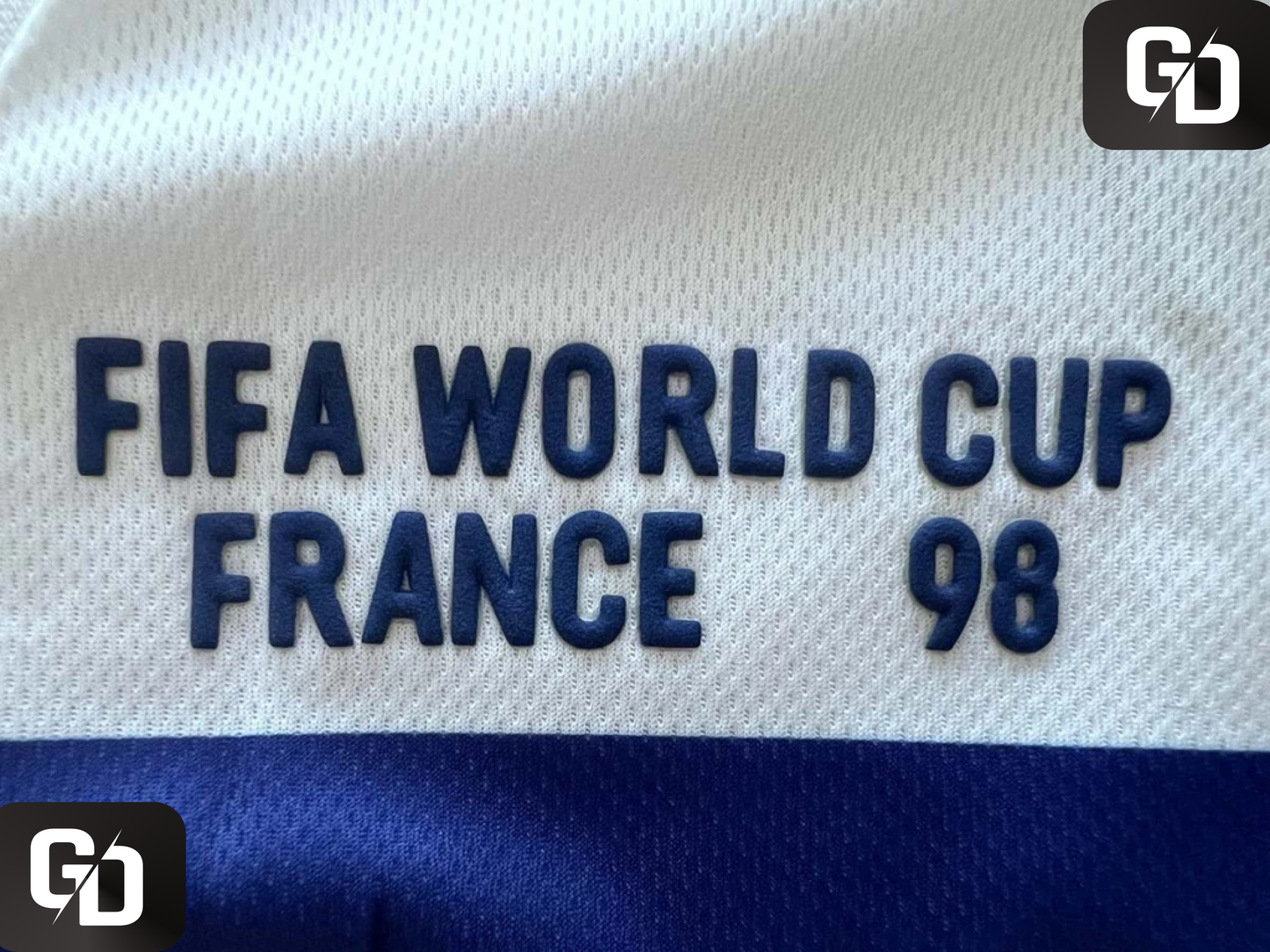 France Away Retro 1998. #10 Zidane. 1998 (World Cup)