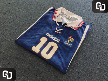 France Home Retro 1996. #10 Zidane