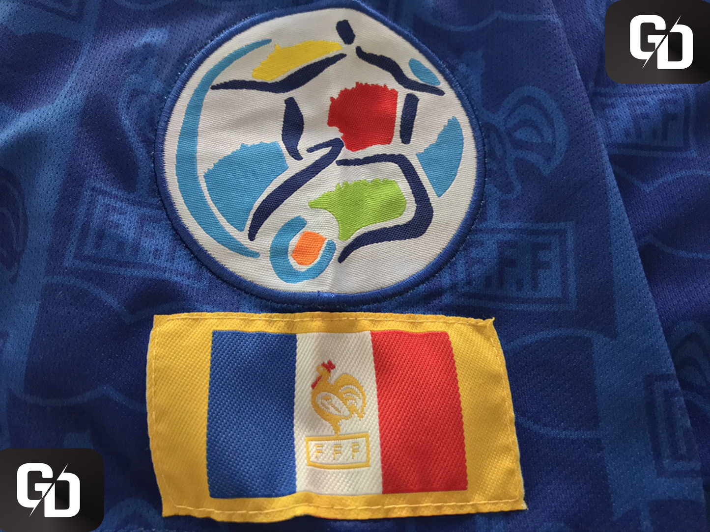 France Home Retro 1996. #10 Zidane