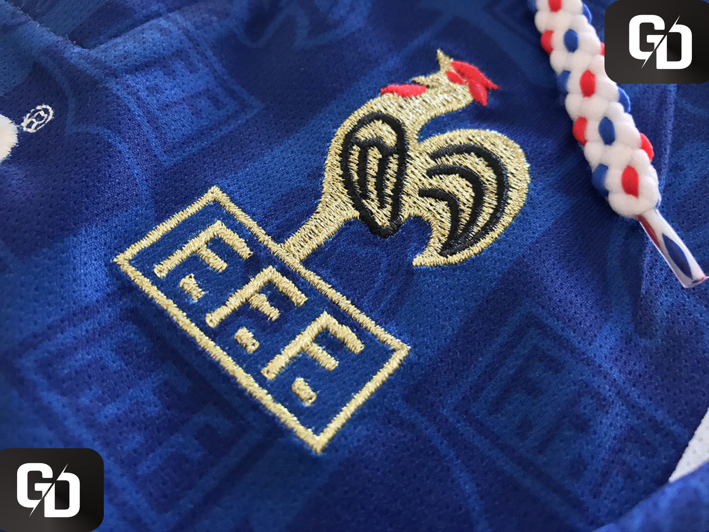 France Home Retro 1996. #10 Zidane