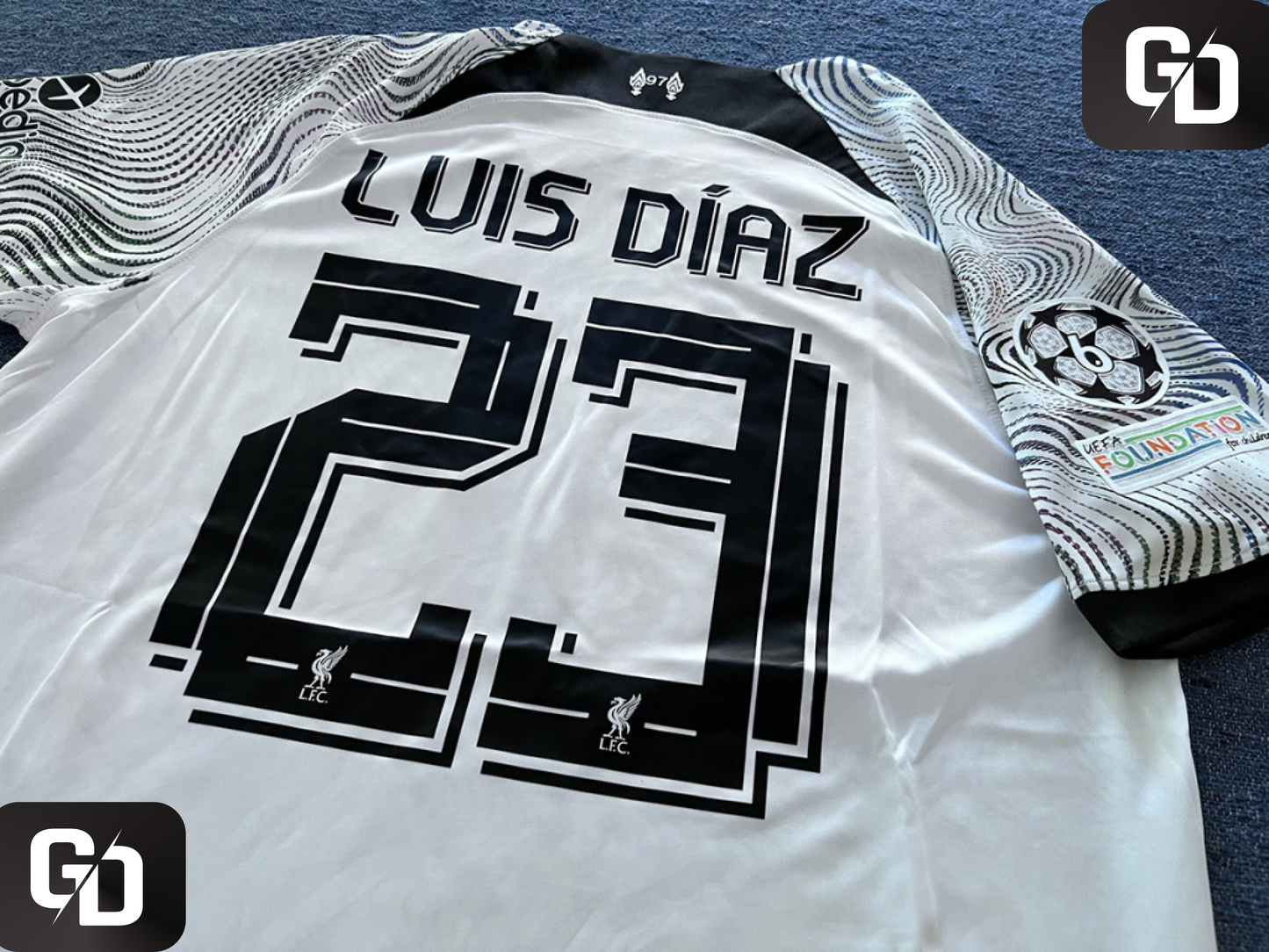 Liverpool Away 2023. #23 Luis Diaz